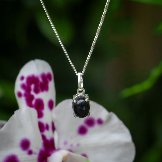 Onyx Ketting - 925 Sterling Zilver - Echte edelsteen - Nikkelvrij